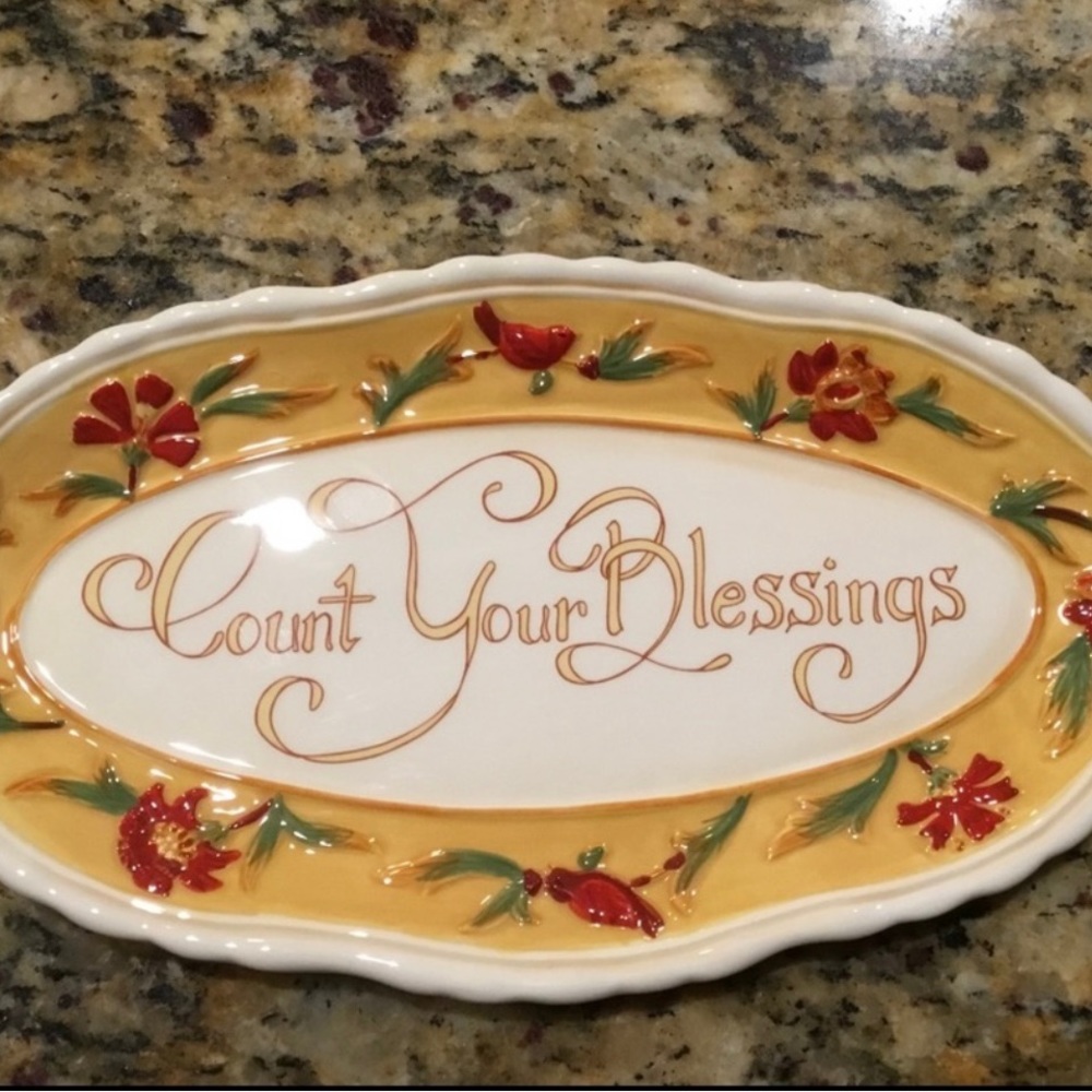 Fitz and Floyd Count your Blessings